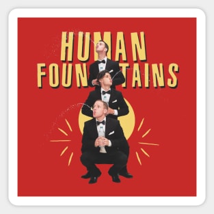 Human Fountains Logo Sticker